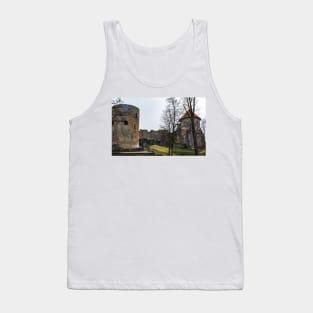 Ruins of medieval castle in Cesis, Latvia Tank Top